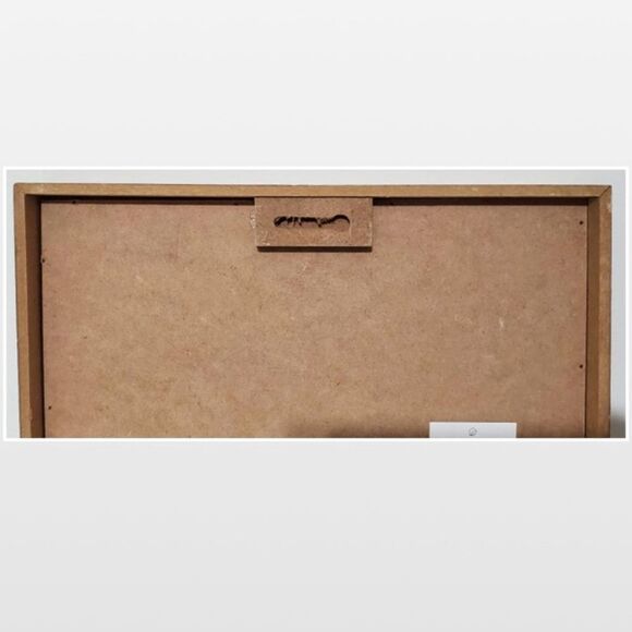 New Room & Retreat Wall Art Wine Corks Wood Framed Brown Picture Box Sign Décor - Picture 10 of 14